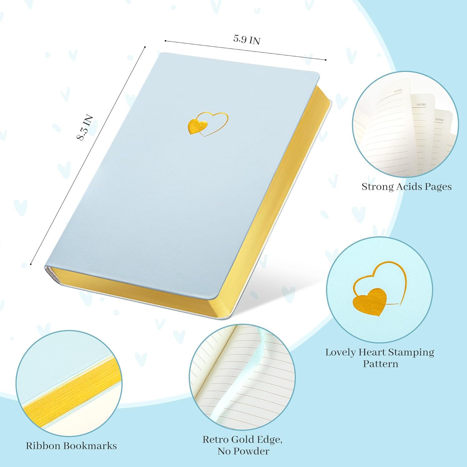 Diary, Journal, Journals for Writing, Notebook, Soft Cover Journal -5.9 Diary, Journal, Journals for Writing, Notebook, Soft Cover Journal -5.9